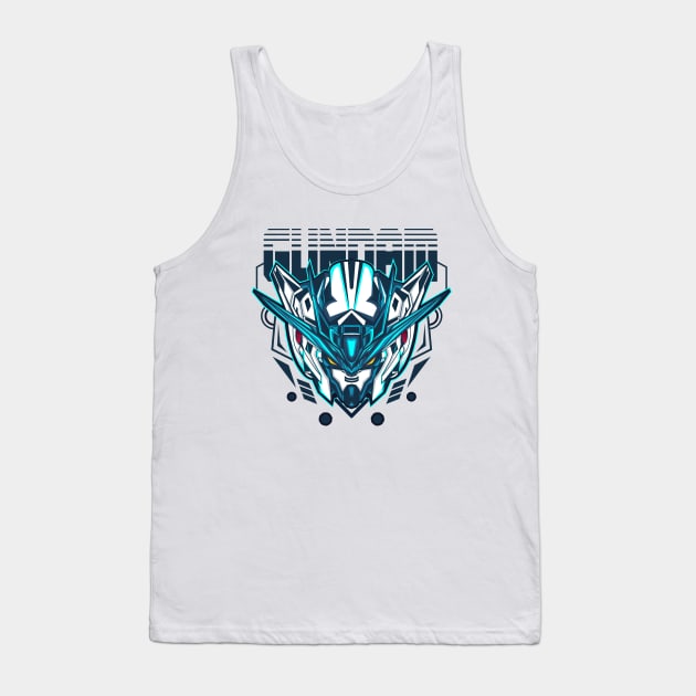 Head of Gundam Exia Tank Top by InsideOut